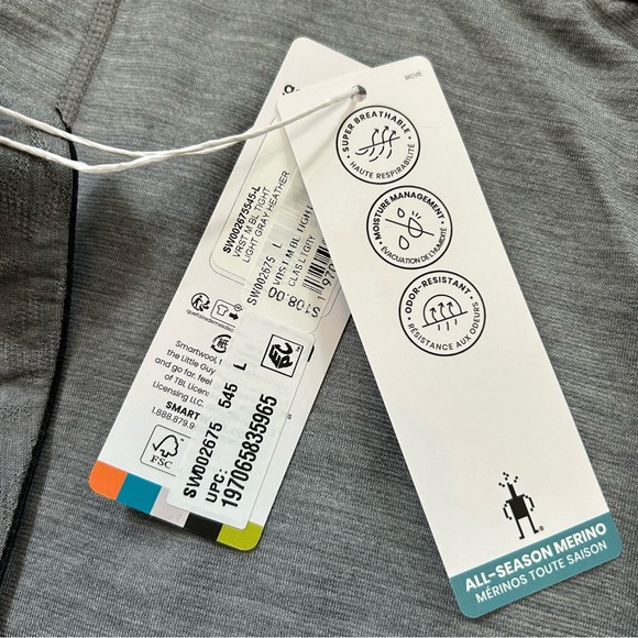 VRST Smartwool Men’s Base Layer Tights - Picture 7 of 11